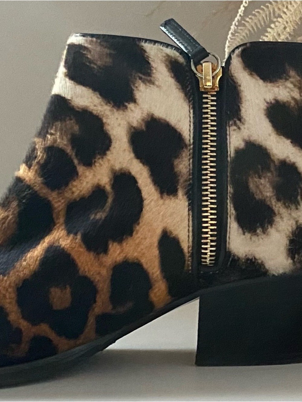 leopard print boots - Picture 5 of 6